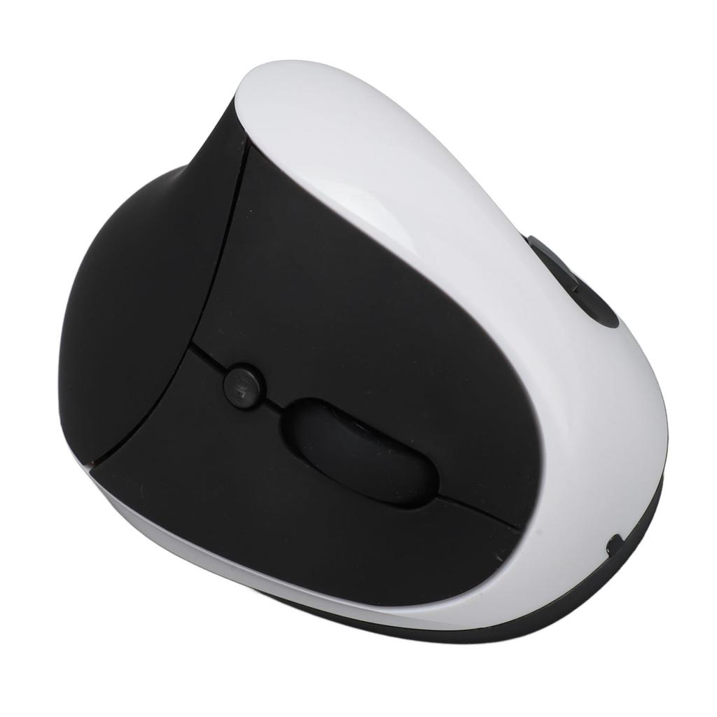 Right Handed Ergonomic Mouse Adjustable DPI 2.4G Wireless Vertical Mouse for PC Laptop Tablet White