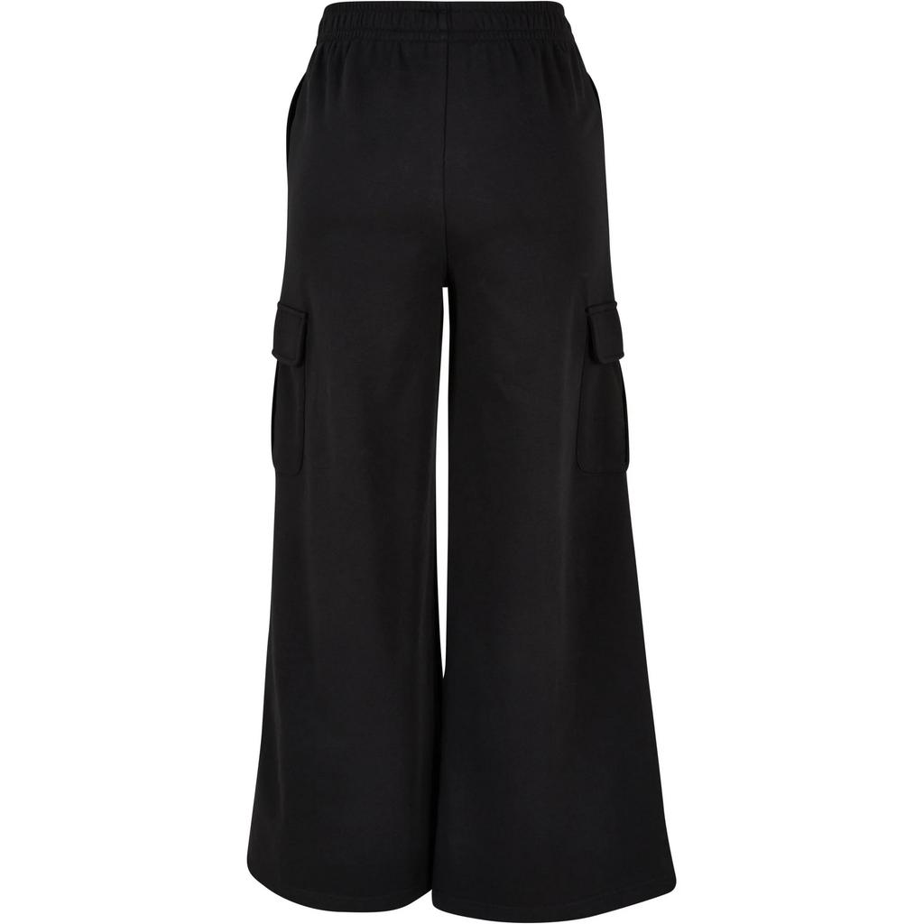 Urban Classics Womens/Ladies Terrycloth High Waist Wide Leg Cargo Trousers