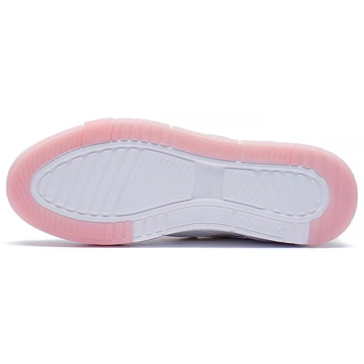 Li Ning Ace Cushioning, Wear Resistant Low top Skateboard Shoes Women's White AGCS032-4