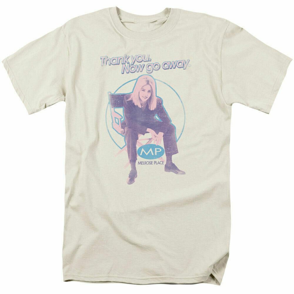 

Melrose Place Love Amanda T Shirt Mens Licensed Classic TV Show Tee Cream XXXL