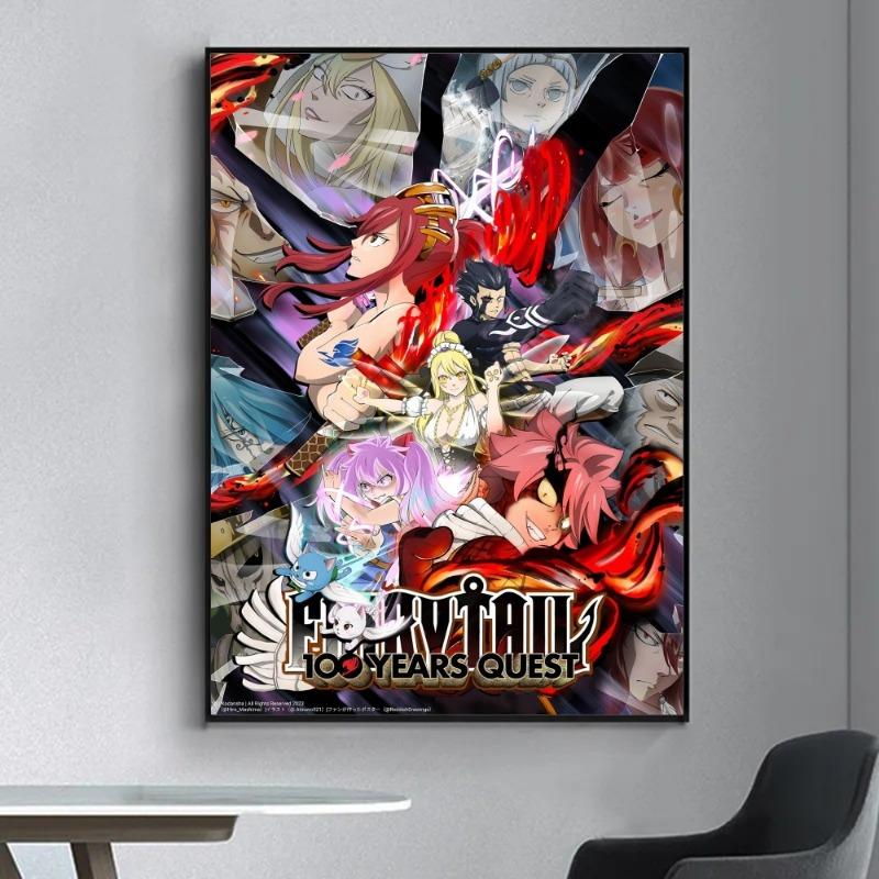 

FAIRY TAIL Постер Необычный Постер Наклейка на стену Холст Картина для Гостиной Бар Винтажная Декоративная Картина 21cm×30cm NoFrame