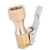 2PCs 1 4 Inch Internal Thread Pump Nozzle All Copper Clip Air Chuck Valve Clip Connector Bicycles Accessory(1 4 Inch )
