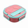 304 Stainless Steel Compartment Lunch Box 550ml Food Container Lunch Storage Container  For Office