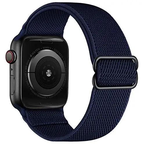 Adjustable Nylon Loop Strap For Apple Watch Series Ultra 11 10 9 8 7 46mm 45mm 41mm Fabric Strap For Iwatch 6 5 4 SE 44mm 40mm