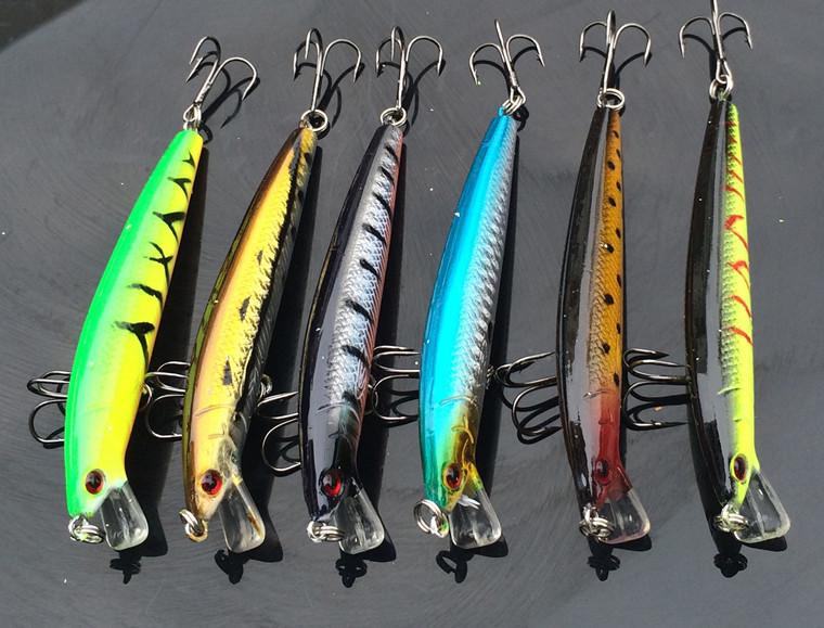 Fishing Lures Set: 9.5cm/9g Artificial Minnow Hooks