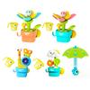 Retractable Bath Toy with Water Spray & Spinning Wheels Child Shower Play Set