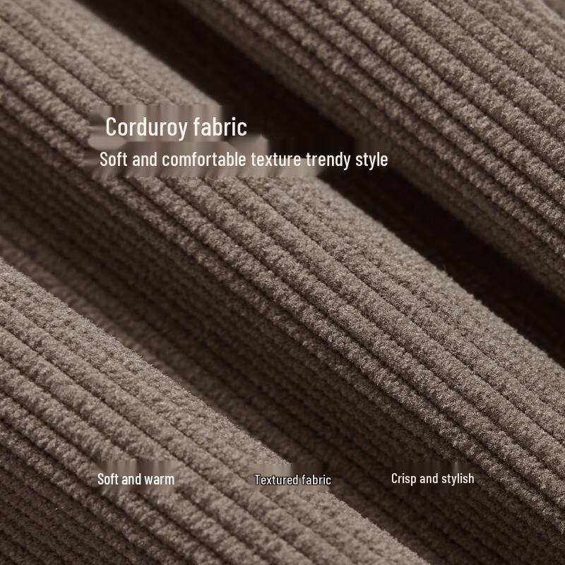 JACK&JONES Men's 2025 Autumn Corduroy Straight-Leg Casual Pants