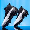 Foreign trade football shoes boys high-top AG long nails artificial grass competition training shoes TF broken nails one piece 2025