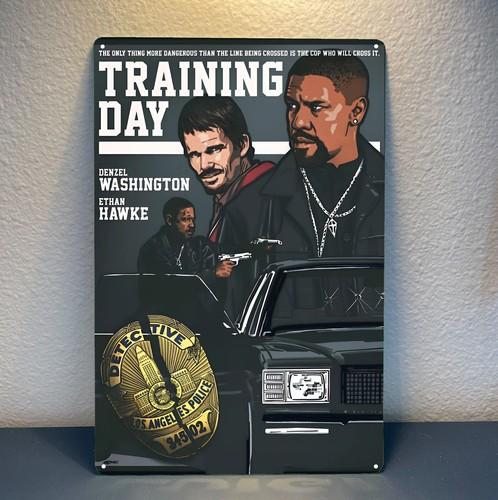 Training Day Movie Metal Poster Collectable Tin Sign Size 20x30cm aluminum aluminum 20x30cm