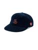 Kuko Cap Studio Kuko Corduroy Cap_Navy Orange