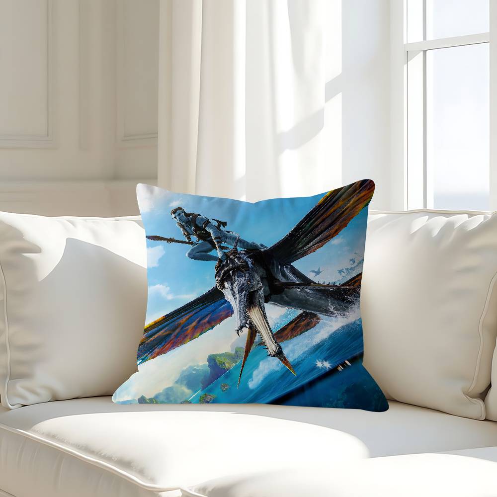 Actionfilm A-Avatar Kissenbezug Abnehmbarer Waschbarer Kissenbezug – Ganzjahresweiches Leinen