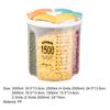 Cereal Containers Air Tight Safe PP Plastic Multi-purpose Food Storage Tank for Home