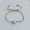 Faceted  Beaded Bracelet For Women  Natural Pearl Bracelets Jewelry Pulseras Femme Y2K Accessories