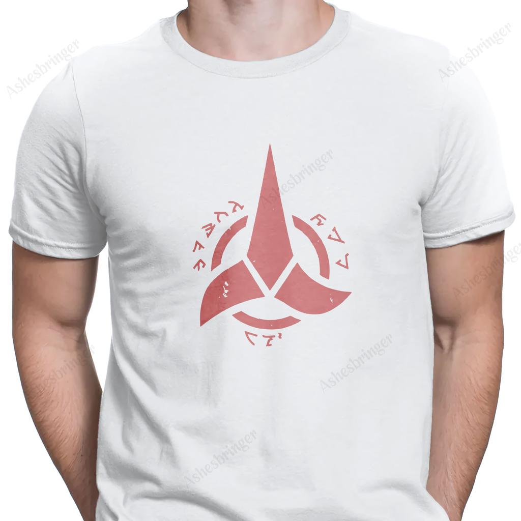Star Trek Klingon Empire Men's Graphic Crew Neck Tee Street Casual Style Tops for Men and Women
