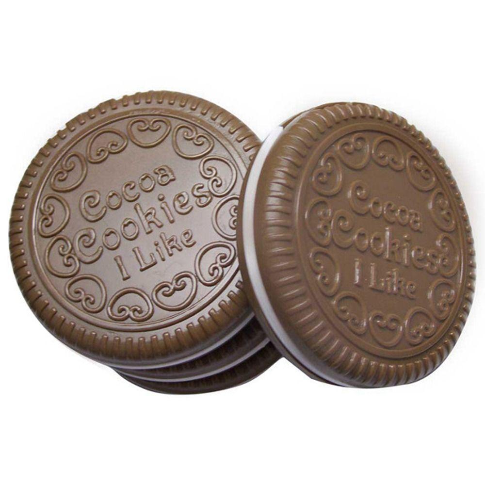 Mini Makeup Mirror with Comb Set Pocket Mirror Chocolate Cookie Shaped  Makeup Tool