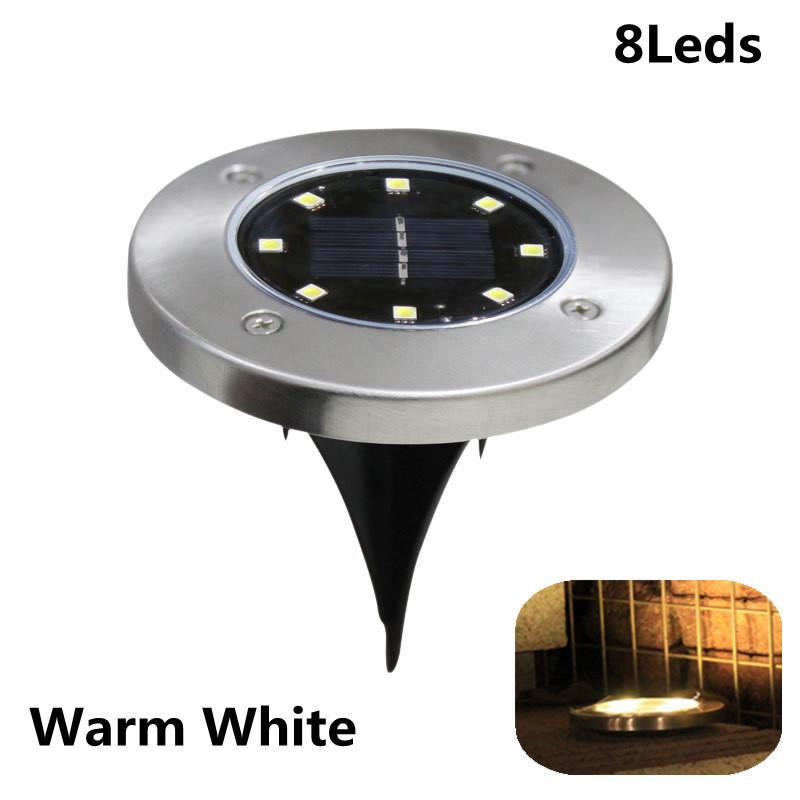Solar Power Disk Licht Outdoor Garten Solar Unterirdischen Licht Deck Licht Scheinwerfer Begraben Solar Led Lampe Garten Decor