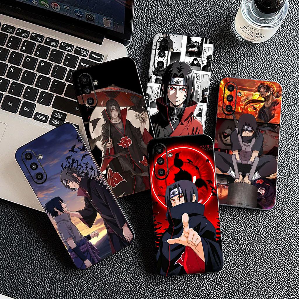 Anime Uchiha Itachi Narutos Cover for Samsung Galaxy S10 Lite S8 S9 Plus A33 A34 A31 70 A71 A72 Note 20 9 8 Coque Phone Case