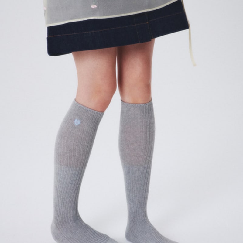 

ненавижу понедельник [IHM250337] гольфы до колена серые с логотипом IHM FREE