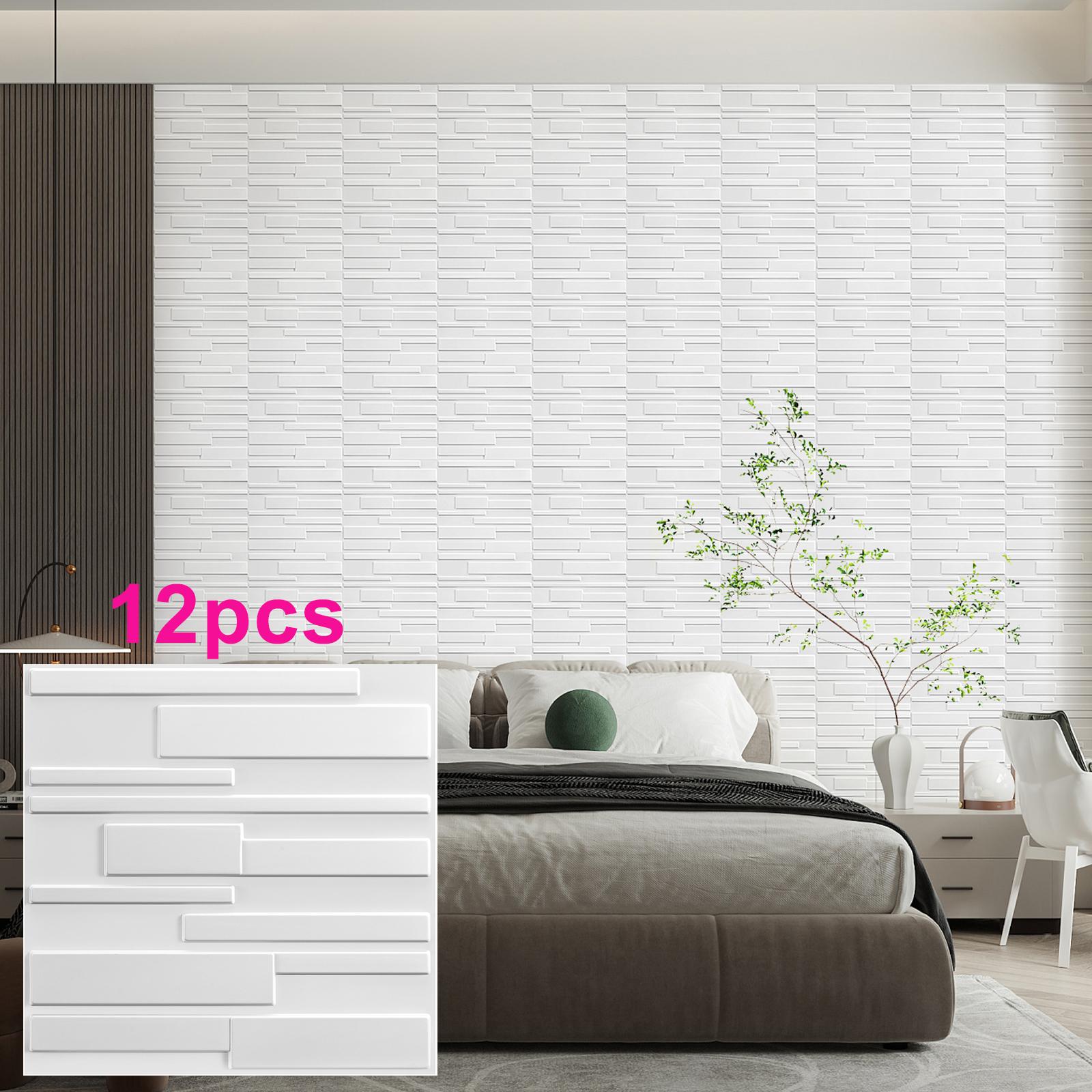 

KUUJOJO 3D textured wall panel for indoor wall decoration, suitable for living room, hall, bedroom, hotel, office, send tape
