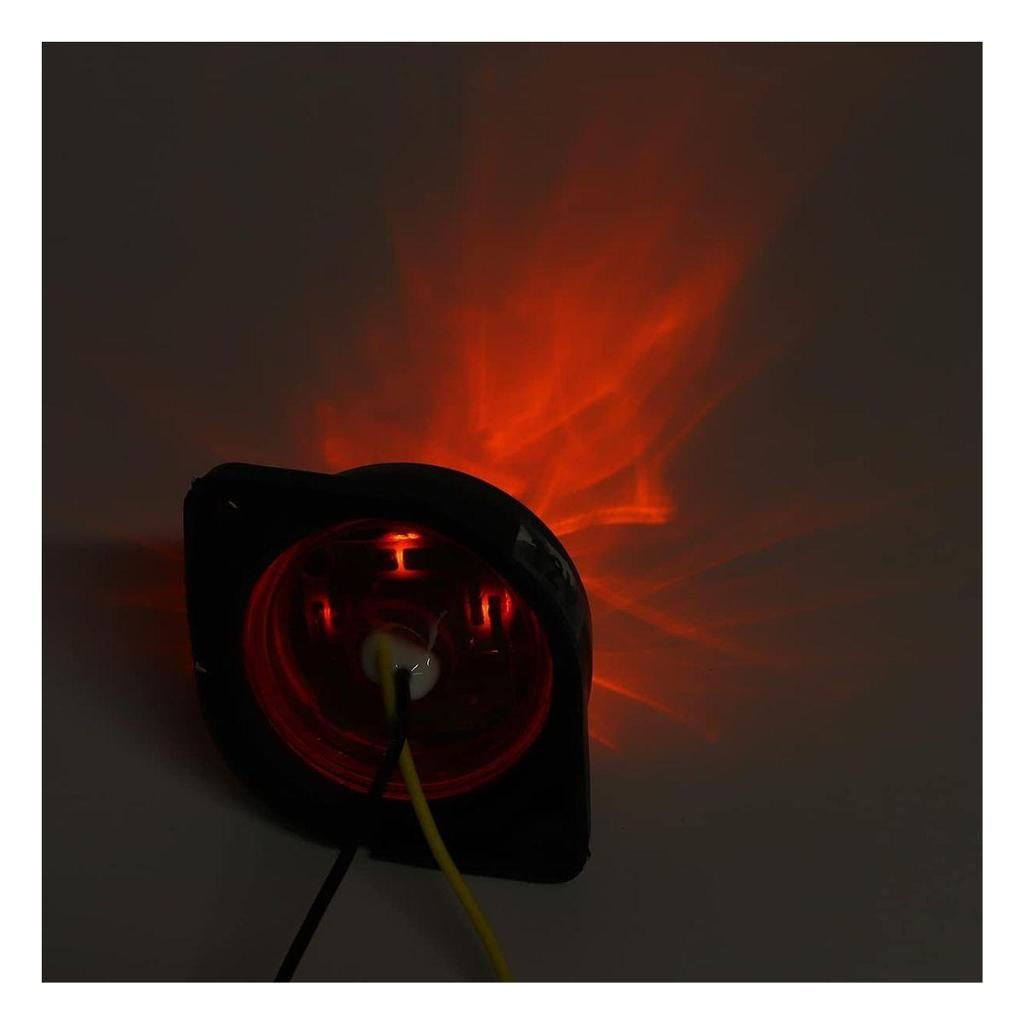 2-Pieces Led marker lights trailer, 24V Waterproof Trailer Marker Light Amber for semi trucks freightliner cargo Marker lights Universal Fit