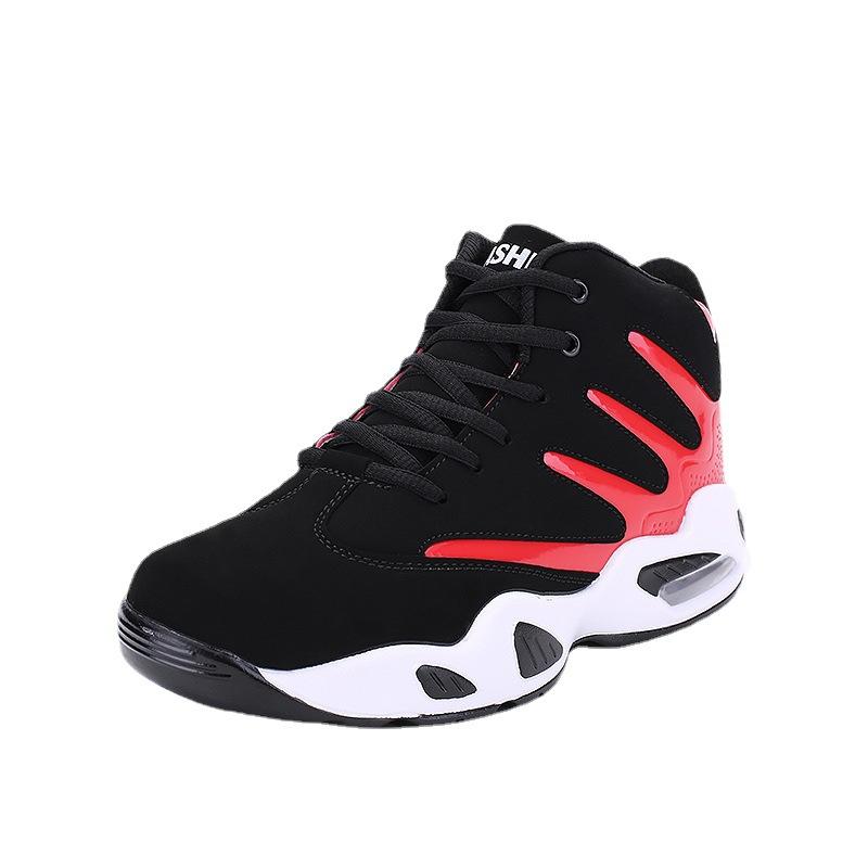 Air cushion basketball shoes spring new basketball shoes shock-absorbing high-top sports shoes running
