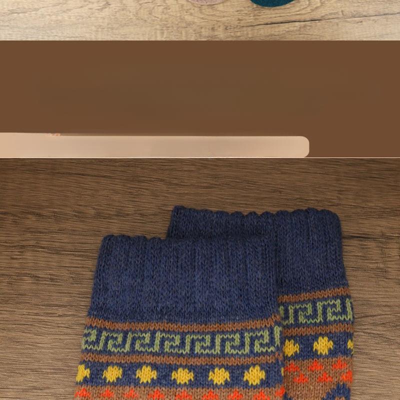 5 Par Dam Randiga Crewstrumpor Mellanlånga Mjuka Andningsbara Högelastiska Strumpor