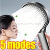 Bathroom Sprayer Shower Head Water Saving Handheld Rain Shower Head Adjustable 5 Modes Shower Bath Head Bathroom Accessories
