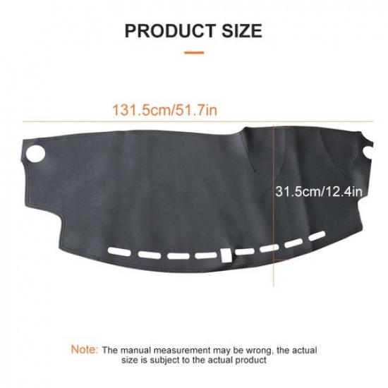 Leather Dash Mat Non-Slip Dashboard Dashmat Cover For Honda HR-V 2014-