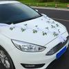 Realistisches Seidenblumen-Arrangement Für Hochzeitsauto-Dekoration Brautparty Und Feierliche Zeremonie