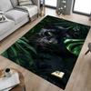 1PC jungle black panther Carpet Office Rug Mat Home Decor Area Carpet Festival Gift Office desk chair carpet Longlasting Material