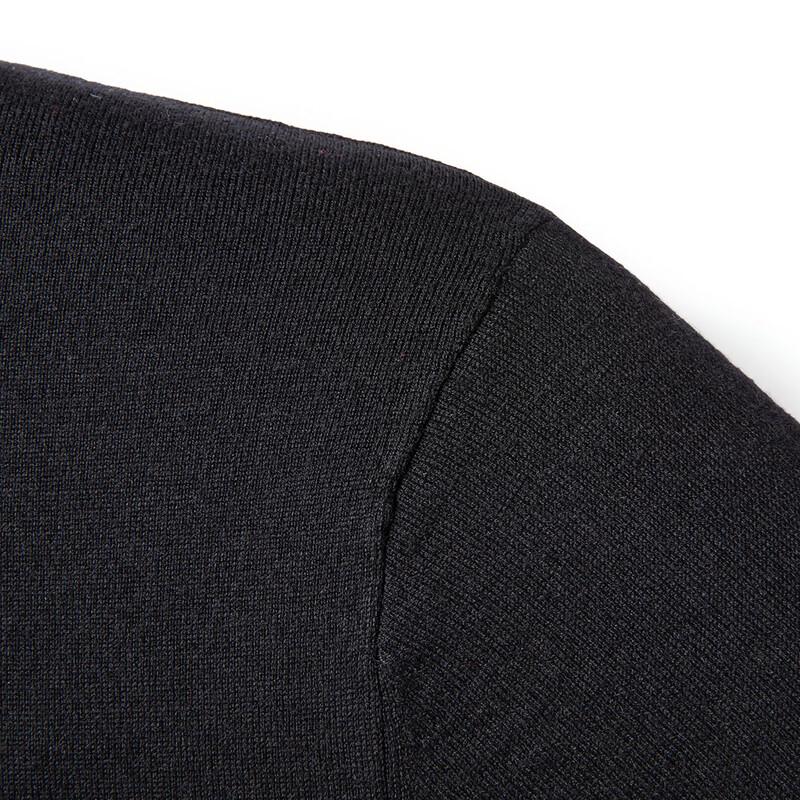 MONTAGUT Men's Merino Wool Blend Short-Sleeve Pullover Sweater
