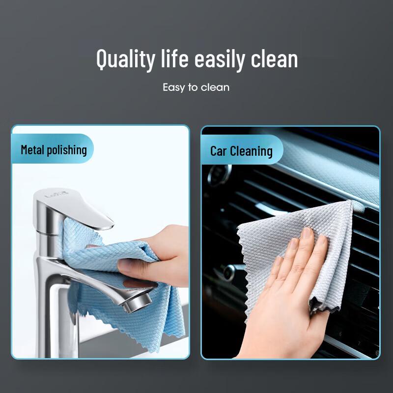 MARYYA Fish Scale Cleaning Cloth for Glass and Mirrors