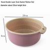 Hui Si Dual-Layer Kitchen Colander and Storage Basket for Fruits and Vegetables