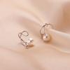 Korean Fashion Small Pearl Clip Earrings For Women Girls Vintage Golden Geometry Ear Cuff Clip Without Pierced Ear Cuff Jewelry