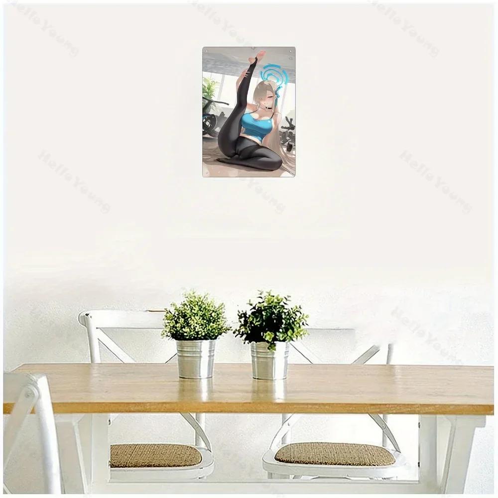 Anime-Themed Metal Art Poster, A Decor Sign for Home. A Unique Gift for Fans, Durable Aluminum, Hassle-Free Ready To Hang.