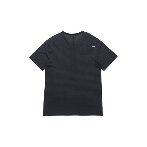 Nike Men's Quick-Dry Lightweight Breathable Running T-Shirt in Black