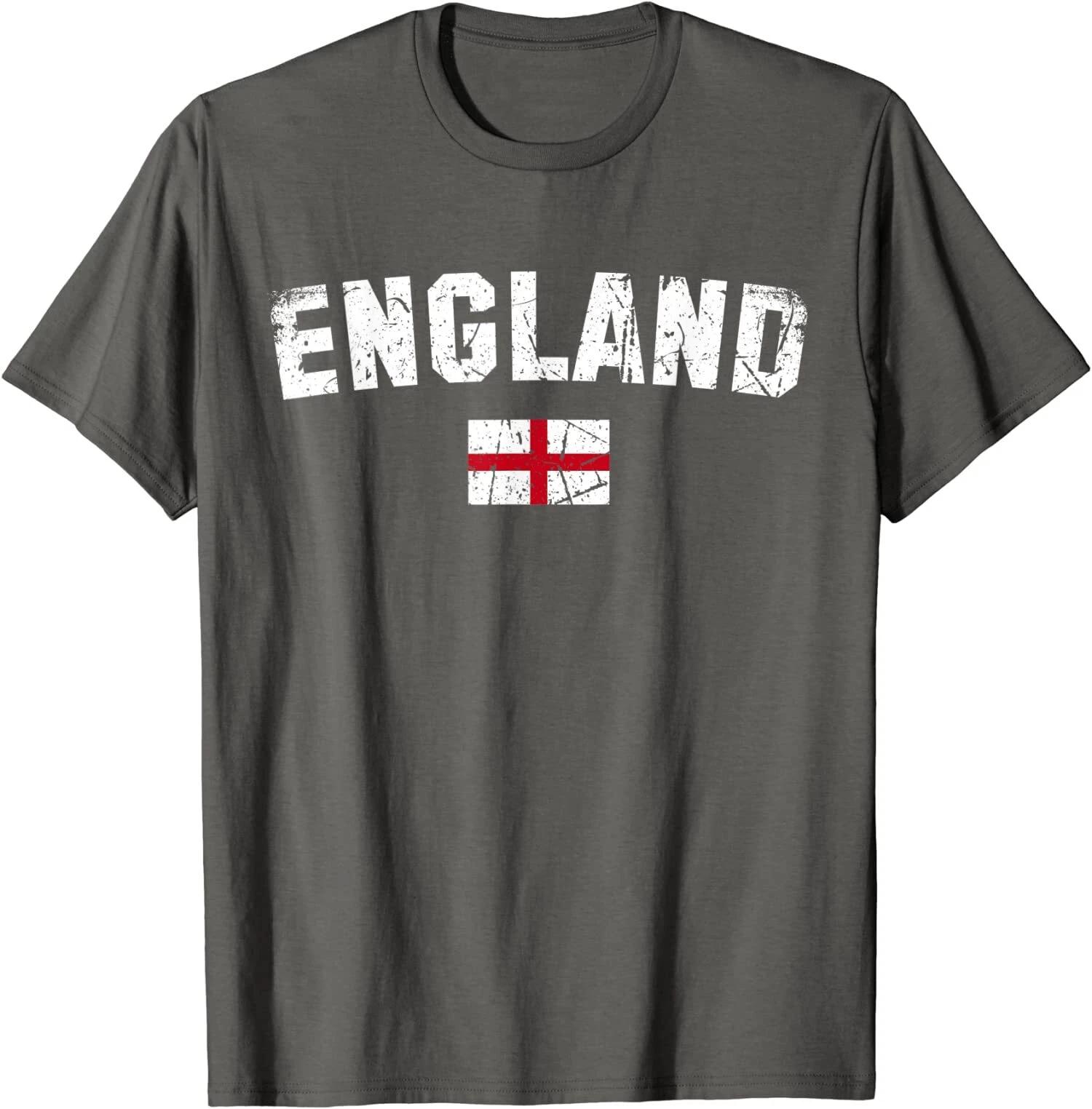 England Flag Vintage World Football Cup 2022 Fans Unisex T-Shirt S