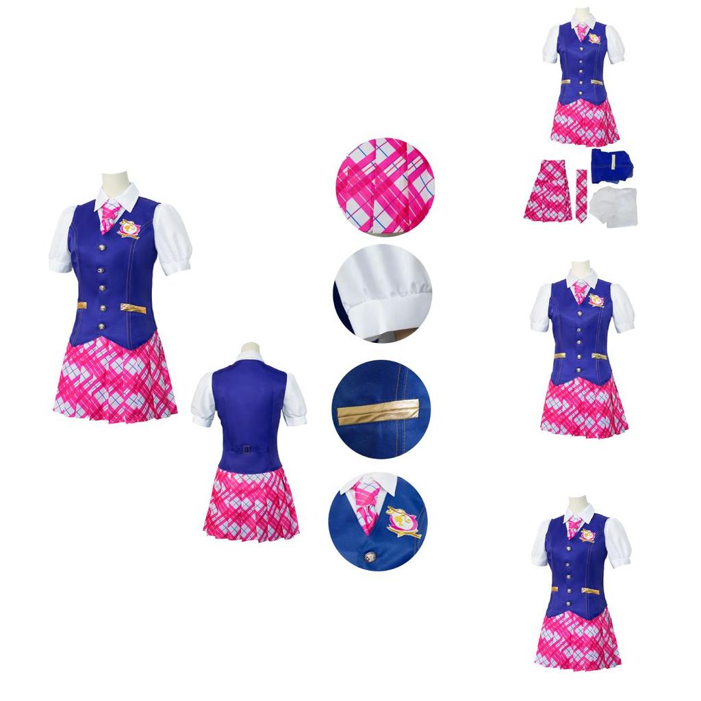 Barbie Charm Princess School Uniform Cosplay Costume For Women