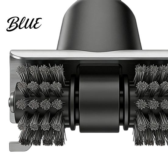 Battery Powered Grill Scrubber Electric Brush with Dual Rotating Heads And Built-in LED Light Cordless BBQ Outdoor Cleaning Tool Cleaner Water