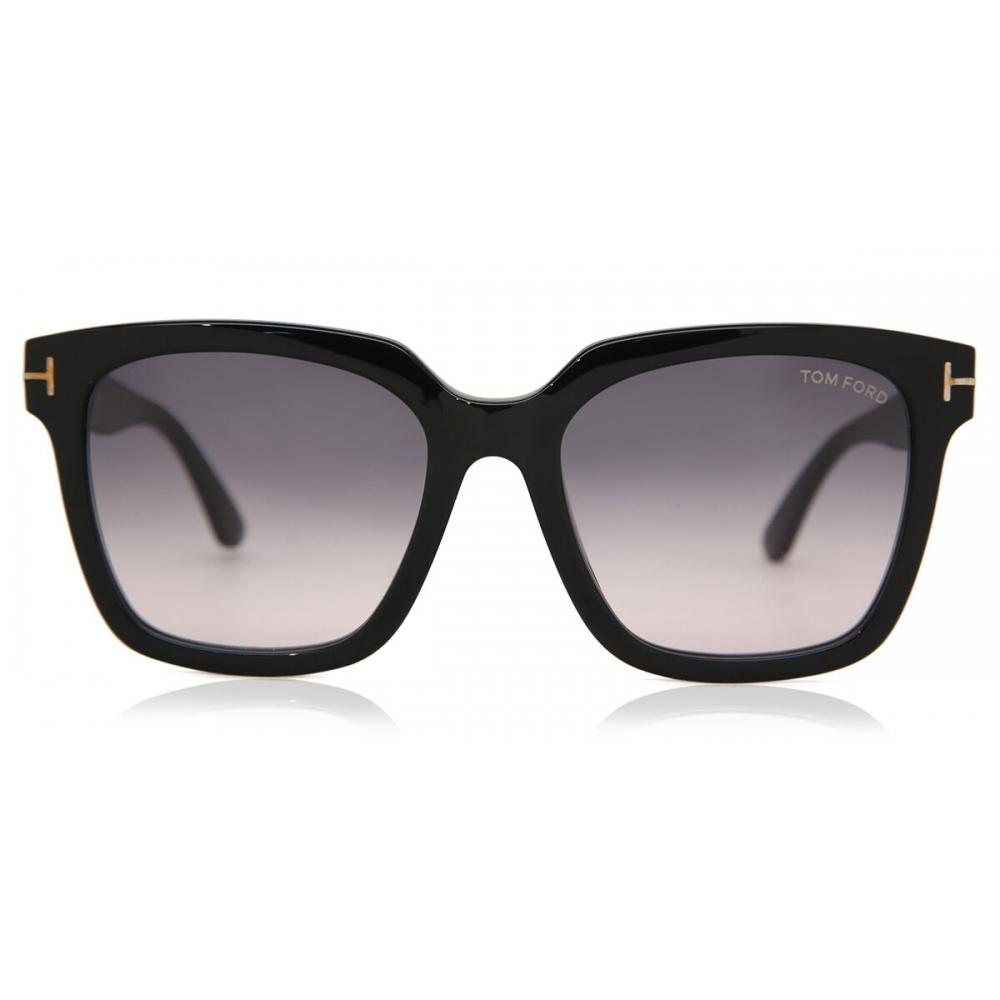 

Tom Ford Ft0952 Selby 01b Women Sunglasses Shiny Black/55-19-140