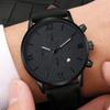 2 Pcs/set Men's Watch Wristwatch Set Casual Sport Men's Watch Set Quartz Pointer Date Watch Set for Holiday Gift Watches Set