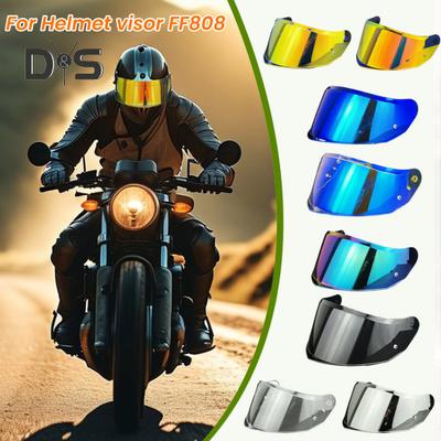 Wizjer kasku motocyklowego do kasku FF808 Anti-UV Dzień Noc Uniwersalny Jazda Rowerowa Kask Pełnotwarzowy Soczewka Osłona Zamienna Akcesoria do Kasku