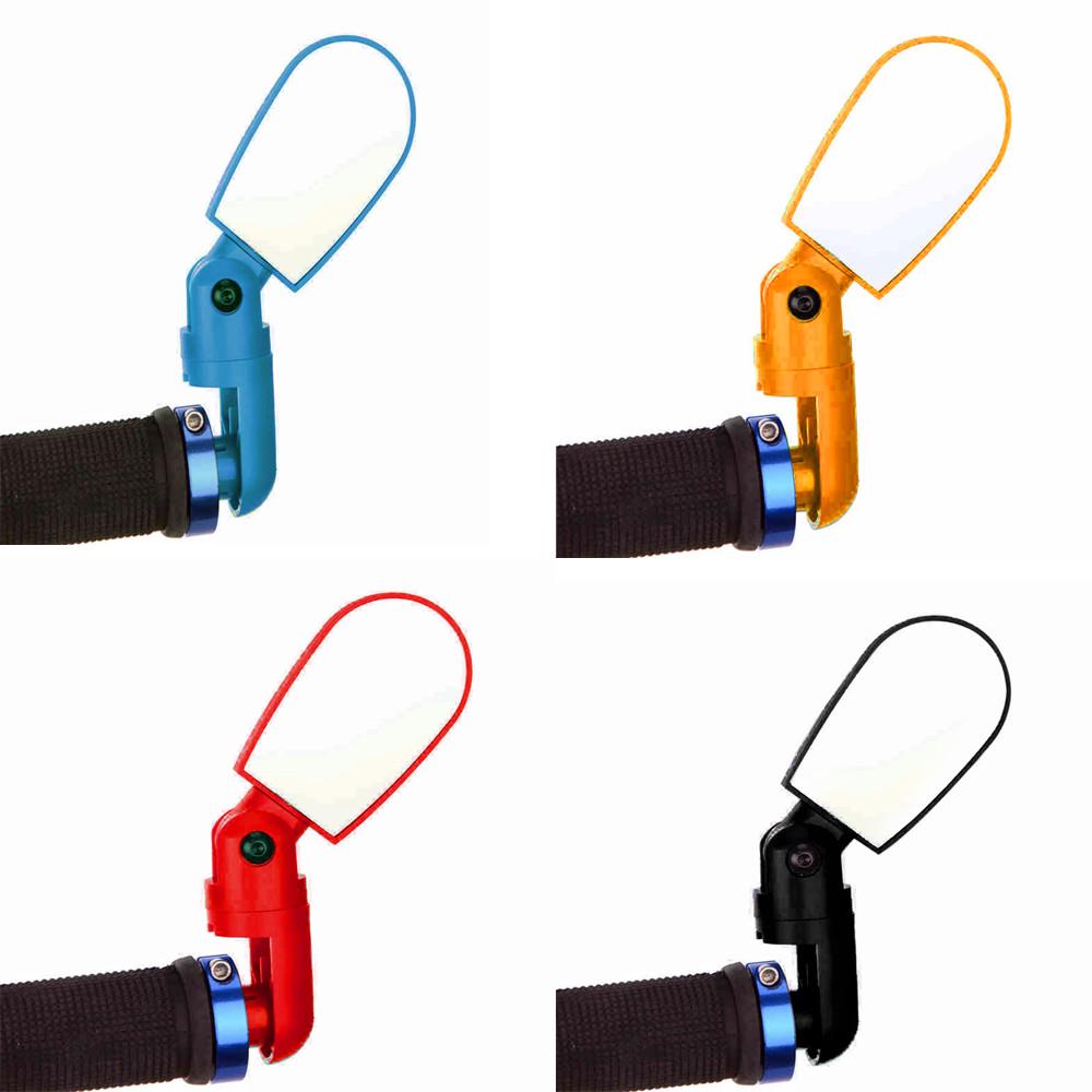 1P Mini Rotate Flexible Universal Bike Bicycle Cycling Rearview Handlebar Mirror