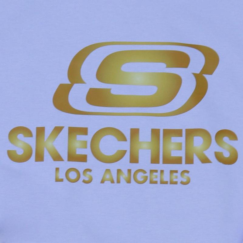 Skechers American Street Style Letter Logo Vintage Print Casual Loose Sports Comfortable Round Neck Sweatshirt Women sweatshirt RF-L424W002-00EW