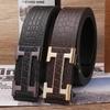 Wholesale Men's PU Leather Belts - No-Hole Automatic Buckle, Universal Strap for Pants & Jeans