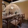 Hand Weaved Rattan Lamp Shade Easy to Install Chandelier Lamp Accessories  Restaurant