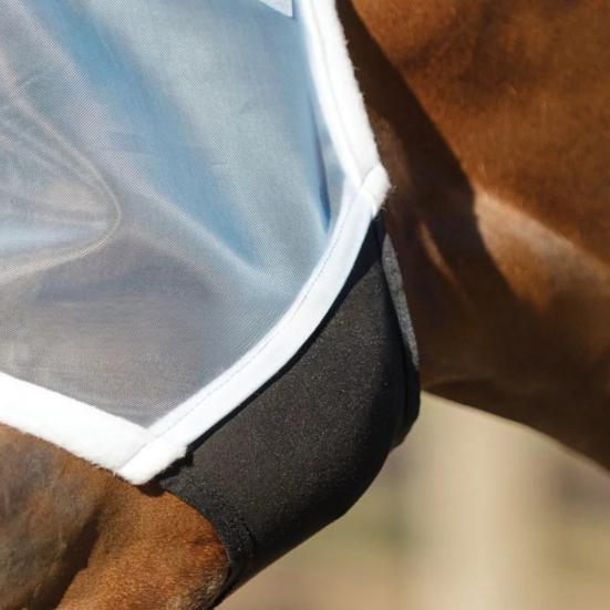 Mască de protecție facială din plasă pentru muște de cal cu protecție UV pentru urechi, acoperire completă a feței și protecție a ochilor împotriva insectelor dăunătoare