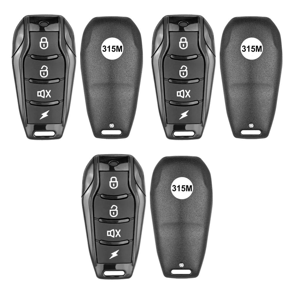 315/433Mhz Copy Remote Control 4 Button Cloning Wireless Remote Control Key Fob Universal for Car Garage Door Gate