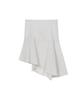 MISEKI SEOUL String Sheer Layered Skirt Gray