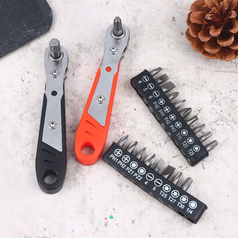 1Pcs Mini Socket Wrench Ratchet Fast Ratchet Wrench Multi-Functional Ratchet Screwdriver Diy Repair Hand Tools